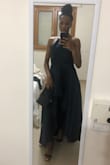 This dress is totally worth it ! Wore it to a holiday party and people didn't stop staring =H I believe in the description it says to order a size up , do it ! I normally wear a medium in dresses and glad I ordered a large - REGNINA H.