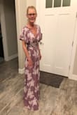 Hi Lulu, I love this dress and had to try a smaller size, which fit perfectly due to me losing weight. My Daughter picked this out for her wedding in June and cannot wait to ware this light weight dress and to be there for her special day. - Rhonda S.