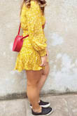 Such a warm, bright dress. Flattering on the body and very comfortable. This isn't my normal style but so glad I went for it! - Vilma B.