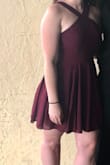 Got this dress and wore it to a wedding. I got so many compliments and it fits super well. Super flowy and not too short. - Alice D.