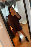 I was a little skeptical about this dress at first because of my body type but I loved it!! It fits so nicely and the color I got it in was beautiful! - Adriana P.