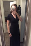 I wore this dress as a bridesmaid in a Midwest winter wedding. I was thankful for the heavier-feeling fabric. It lays so nicely. I'm narrow-shouldered with wider hips, and I loved that the wrap made this dress fit perfectly. It will also work for other events in the future. And it's very flattering for a post-partum body - and nursing-friendly! Could easily work as a maternity dress too. Wrap dresses for the win! - Andrea S.