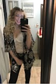 I absolutely loved this bodysuit everything about it was perfect. It fit so comfortably and I got the white color which for me wasn't see through with no bra so was fine to wear out in public. Couldn't be happier! - Cloey P.