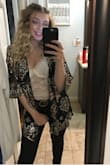 Paired this with Lady Marmalade White Lace Bodysuit and Gena Black High Rise Skinny Jeans for my New Year's Eve outfit. Everything was perfect and flowed great together. Got tons of compliments all night. Was indecisive about buying the belt but it most definitely pieced the outfit together so I'm glad I chose to purchase it! - Cloey P.