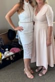 Wore this to my bridal shower and received soooo many compliments on it. It's super comfortable, not too revealing ;) and love the lace. - Cecilie W.