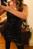 I liked this dress for my flapper outfit, I ended up going with something else because it fit me loose on the straps. If I was taller would have worked better. Even though I like it will probably be returning because of that. - Lauren H.