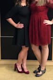 This dress is a closet staple. Super versatile! I wore it to a banquet but many of my friends have asked to borrow it and wore it to a variety of events. This dress is stretchy and super comfortable. The material is soft, but thicker as well. - Carly W.