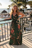 Both flattering and comfortable! Got compliments on it all night! It's just suuuuuper long, so be prepared to wear some tall heels! - Samantha T.