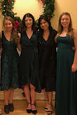 Fit a little loose, but boy was it a beauty! Wore it to a Christmas ball and it was wonderful. I have a smaller chest so that is the only reason why I think it was a little loose in that area. Other than that, great dress - Esther C.