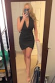Very comfy dress, thick material and flattering for a curvy body type like mine. Thick thighs and a pronounced hips do make the dress a little shorter, as you might be able to see in my pic! I was pulling the dress down throughout the night. Overall 8/10 - Sarah A.