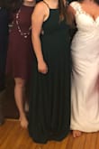 I love this dress! I bought it to wear to a wedding and it was perfect! The length was a much much but with heels it was perfect. - Laura M.