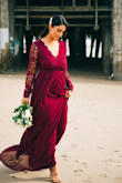 The picture says it all! I wore 4 inch heels and it was a very comfortable fit to wear it all day. My husband loved it. I would suggest leaving hair open and avoid the updo which may be tempting to show off the beautiful back but it looks more dreamy with hair down. Thank you as always lulus!! - Amrita S.