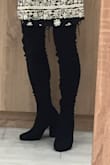 Cute and sexy boots!  Got a lot of compliments!   I usually don't wear high heels so after wearing them and walking around for three hours, started to feel a little uncomfortable.   Other than that, they are great! - Kaylee M.