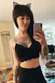 Love this bralette! Its extremely comfortable and can also be worn as a regular crop top. I Ordered a medium but probably could've gone for a small as the fabric is stretchy and nice. - Brittney A.