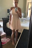I love the fit of this dress and the style!! I actually ordered two more of the same dress for my daughters for an upcoming cruise so we could have a matching night. The dress is perfect for all body sizes! - Jenni B.