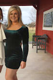 The most perfect velvet dress for a winter formal! I was concerned I would get hot because it is velvet but the dress is very breathable. The neckline is one of the most stunning parts! Definitely something I would recommend. - Calli J.
