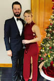 I wore this dress for a company holiday party and got complements all night long. It was very comfortable and the slit is just high enough to be sexy without being too revealing. - Katelynn R.