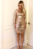 Dress was very comfortable even while carrying my 2 year old and 4 year old  around. Was very pretty and definitely sparkly. - Corey M.