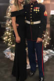 I loved this dress so much! I wore it to my husband's military ball. It fit true to size. 100% my favorite dress out of every one that I've owned. Highly recommend! - Katelyn M.