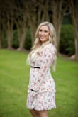 I wore this dress for a graduation photoshoot and I am obsessed with it. The layers, the fabrics, the colors are absolutely perfect. I felt fun and flirty and my pictures are gorgeous! - Peyton H.