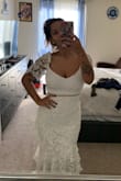 After buying and returning several dresses I found the perfect dress for my wedding! - Vanessa R.