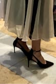 I'm always skeptical about buying shoes online, but because of others reviews I bought my size and they fit and looked amazing!! They're comfortable and I don't like to wear a skinny heel, but they were perfect for my wedding weekend! - Sabrina C.
