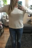 This is the second color I have purchased because I love this light weight sweater so much. It runs large so I got a Small. - KATELYN L.