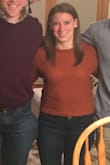 I love this sweater! The material is super soft and comfortable and the length is perfect. Just a warning, it does pull pretty easily so be careful when taking it on/off (I get it caught on my ring pretty often). Other than that it's a great sweater, I wear it all the time! - Alyssa C.
