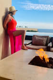 The colors originally grabbed my attention,  it was the fit and elegant flow of this dress that overwhelmed me! 
A perfect coverup for a resort in Los Cabos Mexico, too many compliments to count poolside ......
Thank you Lu Lus - Joanne B.
