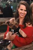 This sweater is everything I wanted it to be. It doesn't slide off the shoulder and I love the red color. It is a little on the cropped side, but it's also perfect to tuck into the top of jeans. - Lauren G.