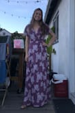 Wore this dress to a wedding in Hawaii and I was the perfect look. The dress is a bit long, even with two inch heels it still touched the ground, but everything else fit well. - Lilly E.