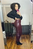 I get at least 5 compliments a day when I wear these. They are BOMB and super comfortable. They fit my waist and butt perfectly. However, after wearing for the third time, I noticed so material deterioration on the inside of the pant. It rubs up against my inner thigh and is super uncomfortable. I'm not sure what's causing it but I don't know how many more wears I can get out of these.... disappointed but maybe I had a bad pair? - Amber J.