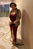 It was perfect from straps the color. My only concern was showing off too much while dancing. - Altagracia M.