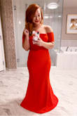 Absolutely LOVE this dress! Hugs your curves in all the right places and slims everything down! Fits perfectly. I had to have it hemmed but I'm 5'0" so that's expected on most of my clothes. - Nicole H.