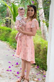 I took my family pictures with this dress is beautiful whatever was a little tight in the chest area. - Mariuxi S.