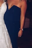 Super flattering and got a ton of compliments! I did have to get the legs hemmed but I'm short and have short legs - Emily S.