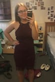Dress is absolutely stunning! Perfect length for formal event (not too short) but can be dressed down too. Colour was a little more purple than burgundy but still love it. I ordered the M as i normally wear a sz4-6 and didnt want the dress to be too small. It had a bit of extra room around my waist but fit perfect around my chest and not too tight on my butt so would say fits pretty well to size. Overall 10/10 dress, would recommend to anyone - Amanda H.