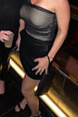 Skirt is very fitted. Wore this In Vegas with a bodysuit and heels and it was perfect! Ordered both medium and small. Small was snug but kept the small because wasn't sure how much the medium would have stretched out after wearing. - Jen W.