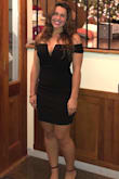 The dress is honestly so cute but I was so uncomfortable the whole night. I was worried my chest would fall out and it's so tight I felt self conscious. Super cute dress, just not for me. - Presley M.