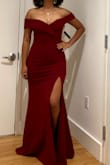 Ordered large because of my hips. It fit perfectly there but a bit loose on the upper part. The color is delicious! - Madelline C.