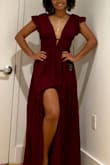 I'm in love with this dress! The waist on the M was tight for me. I should have ordered the next size up. - Madelline C.