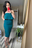Impressed with the quality of this dress. It fits slightly big but i would still keep a medium and just get it altered where needed. The pockets are fab! - Laura B.