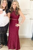 Dress was so comfortable , loved it. Had to have it hemmed since I'm only 5'1 - Silvia M.