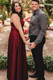 Wore this to my winter engagement photo shoot and it looked amazing in photos! The fabric was a good weight and quality, but I should note it wrinkles very easily. I steamed the dress for our photos and the car ride alone left me wrinkling again. The burgundy is more vibrant that shown on Lulus---which was not a bad thing, I actually preferred it. I usually have to buy up a size in clothing for my cup size, so the XL worked out perfectly for me. I received SO MANY compliments on this dress, with multiple strangers coming up to me. Super happy with my purchase! - Megan W.