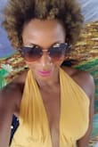 A lil see thru, so definitely wear in warmer climates preferably around a beachy town. It wrinkles easily, but didnt care because it fit so nice and was comfortable. - Charon P.