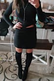 Absolutely love the fit of this. I did tie it up to a crop top, but it look great hanging down too, just not with this skirt. Highly recommend! - Kourtney M.