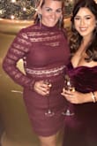 I loved it. I got a medium. I tend to be a medium and sometimes a small. The first one I ordered was too small, return was so easy and i ordered a large it fits great. Great quality and great price. I've recently lost 100+ lbs. this dress was perfect for my new body! - Sharon K.