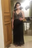 Perfect fit!!loved it. Runs little long but gorgeous dress. - Nilambari D.