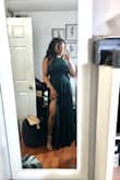 Although it took longer than expected to arrive, it came right on time for this event. It fits perfect! Strongly recommend wearing heels with the dress it is super long other than that! I really love detail of the dress ! 
Thank you for your lovely service - Sarah J.