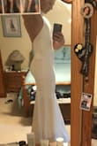 I am in love with this dress. I was worried about it being see through but it's thick material with a quality lining. It's also super stretchy and very comfortable. I'm super sad it's out of stock because it came in with a small stain on it, and Lulus can't replace the dress. :( - Jillian Z.